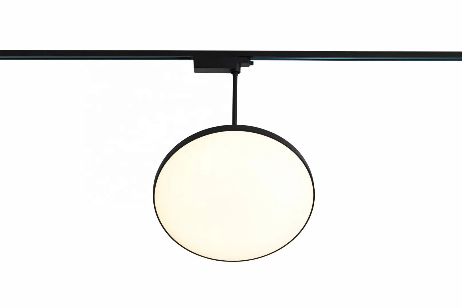 Juno round panel magnetic Track Light LED Art Gallery Spot Lighting with Track Rail pendant lights