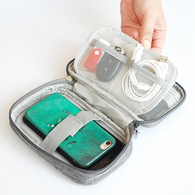 High Quality Digital Charger Storage Bag Earphone Wire Bag Power Bank Travel Kit Usb Data Cable Storage Bag
