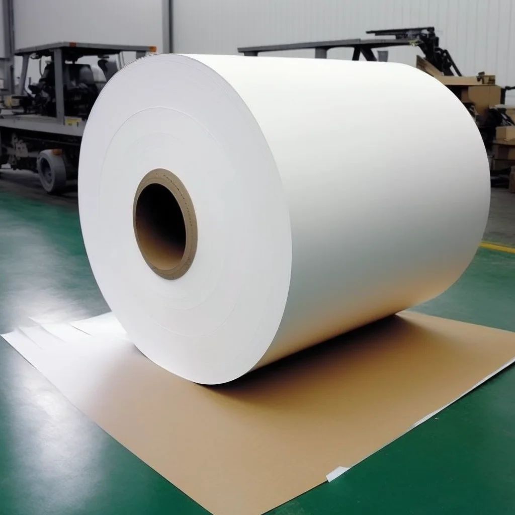 Direct Thermal Label 55gsm 65gsm Semi Gloss Thermal Paper Pos Paper Jumbo Roll Raw material