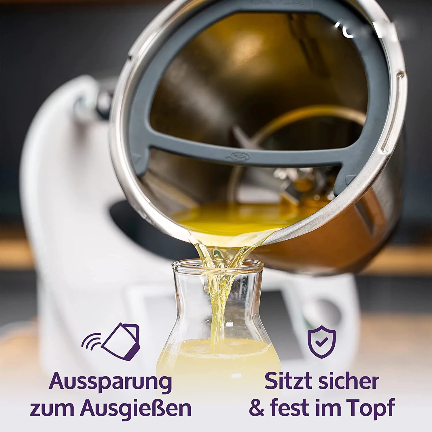 For Vorwerk TM6 TM5 TM31 Gadget Silicone Lid Stander Holder Accessory