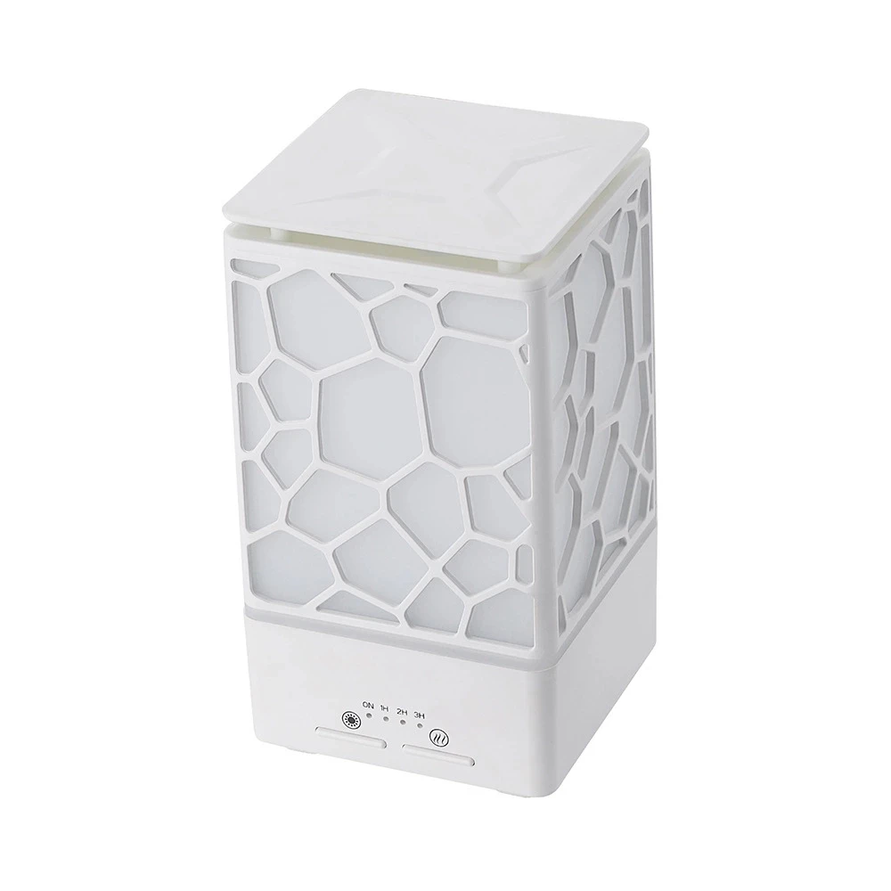 Colorful Comfortable Romantic Water Cube Oil Aroma Diffuser Humidifier Atmosphere Night Lamp for Home