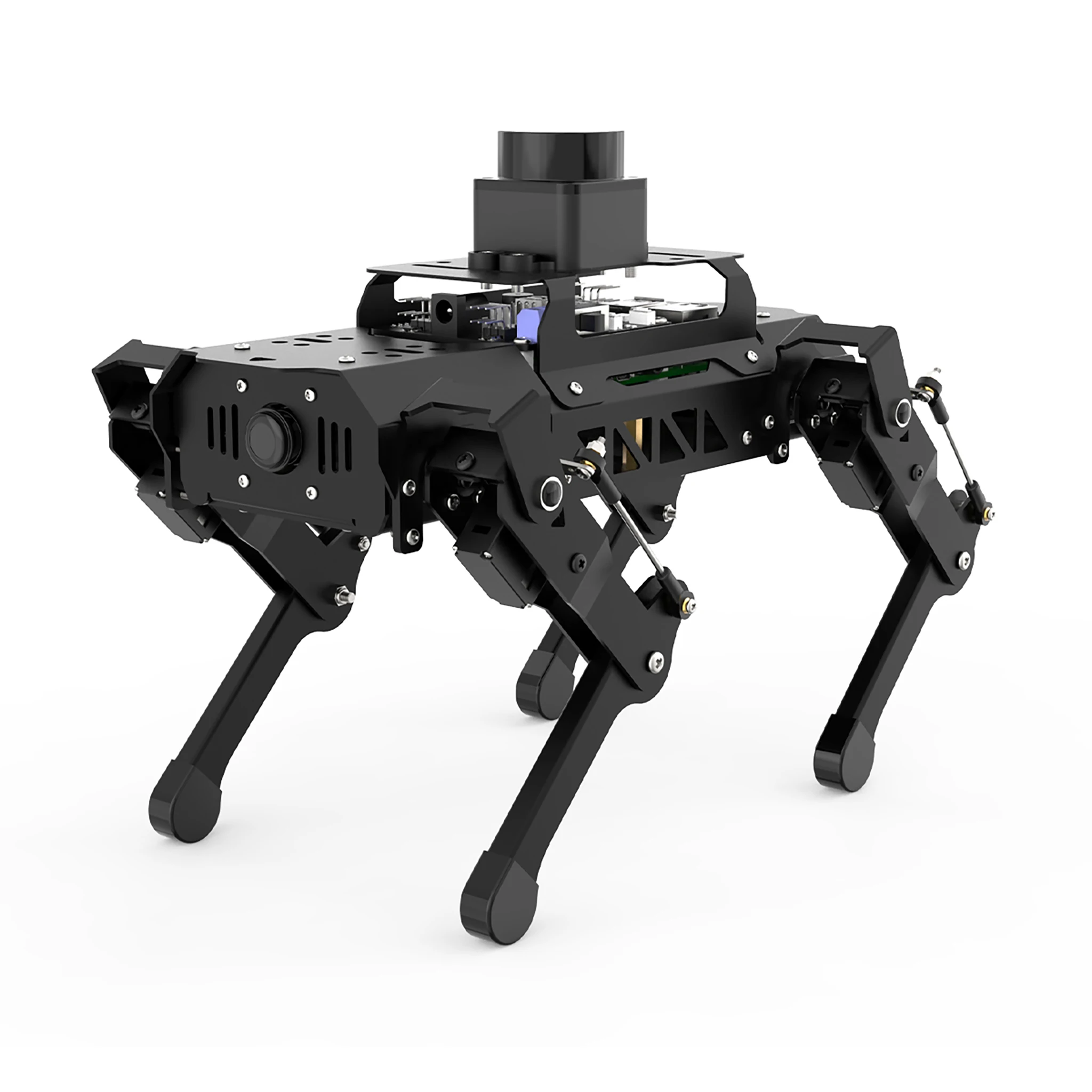 Ros Robot PuppyPi Pro Bionic Robot Dog with Lidar for SLAM Mapping and Navigation Support Gazebo simulation