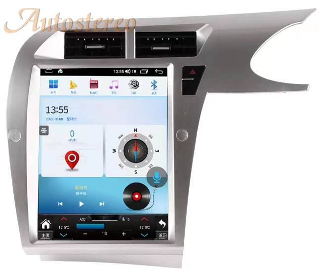 Android 12 Tesla Style For Audi A4 A5 B8 2009-2015 Car GPS Navigation Auto Stereo Head Unit Multimedia Player Radio Carplay