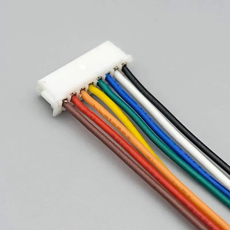 custom 2 3 4 5 6 7 8-13 pin jst zh 1.5 mm pitch connector terminal housing 26awg cables wire assembly harness