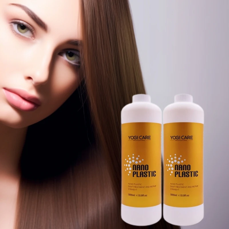 Private Label 250ml 1000ml Hair Repair Gold Nanoplastia Hair Treatment Straightening Cream For Salon