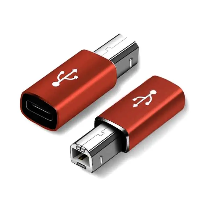 USB 3.1 Type C Female to USB 2.0 B Midi Male Adapter Electronic Instrument Converter USB-C Adapter For Printer Scanner Pian