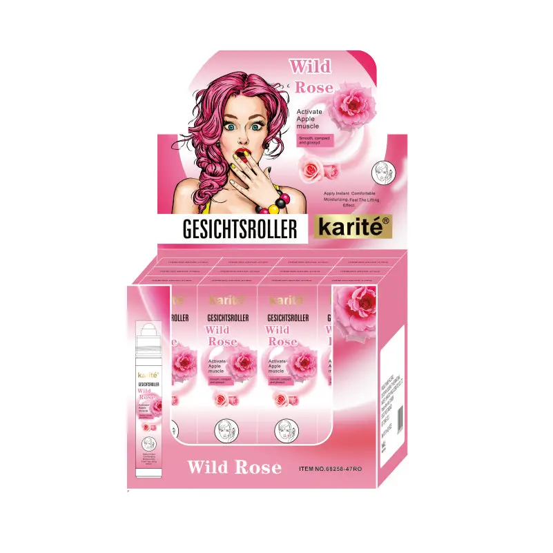 Private Label Firming Anti-Aging Wild Rose Activate Apple Muscle Ball Essential Oil Best Skin Care Serum