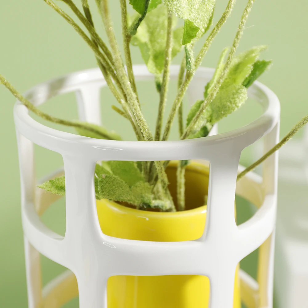 New hollow chinese ceramic floor vases for home decor