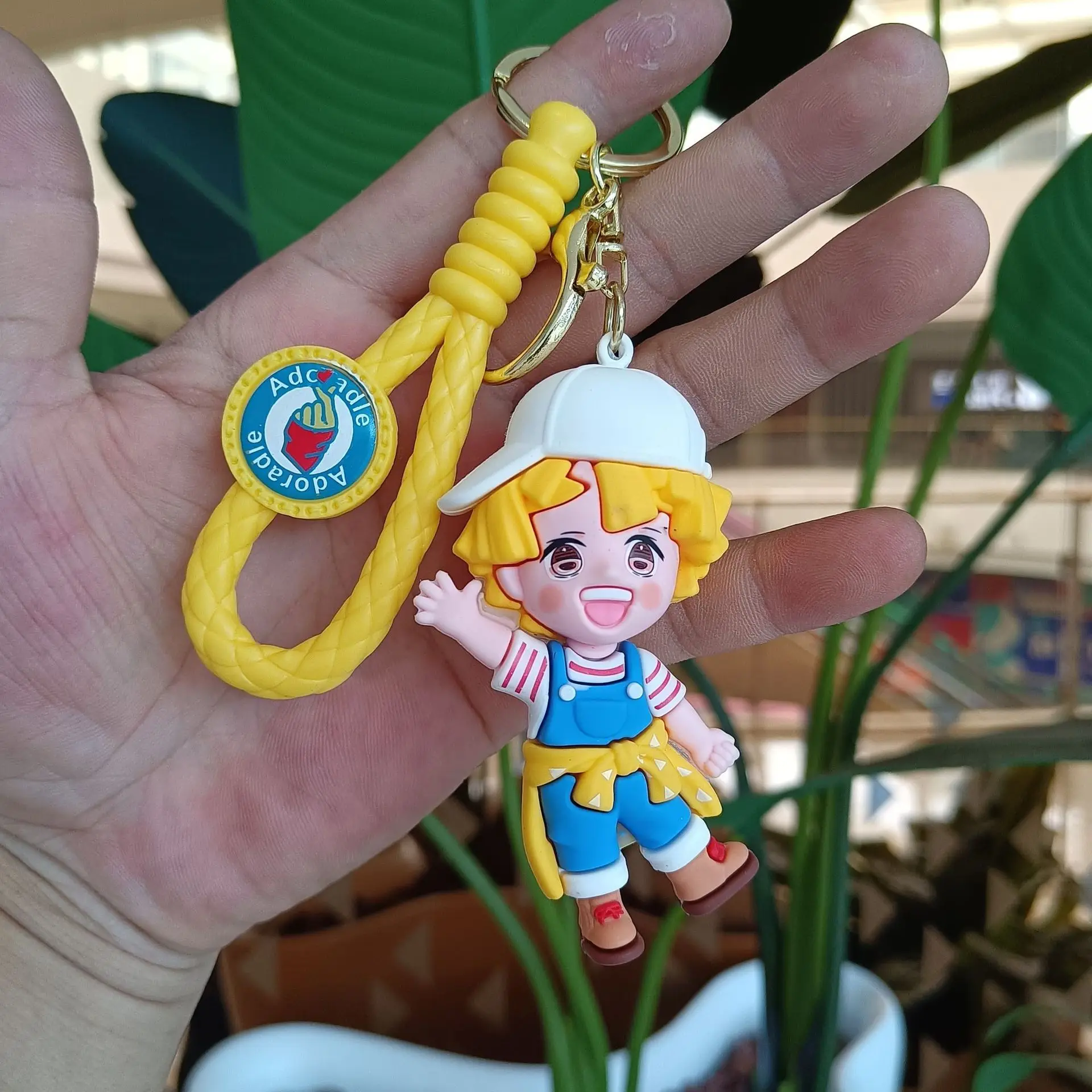 Animation Cartoon Ghost Killer Key Chain Creative Animation Car Key Chain Figure Bag Pendant Small Gift