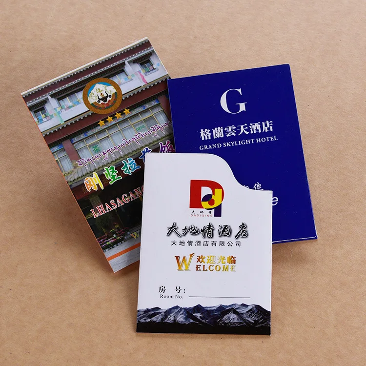 Welcome Guest Hotel Keycard Envelope Sleeves Case of hotel key card