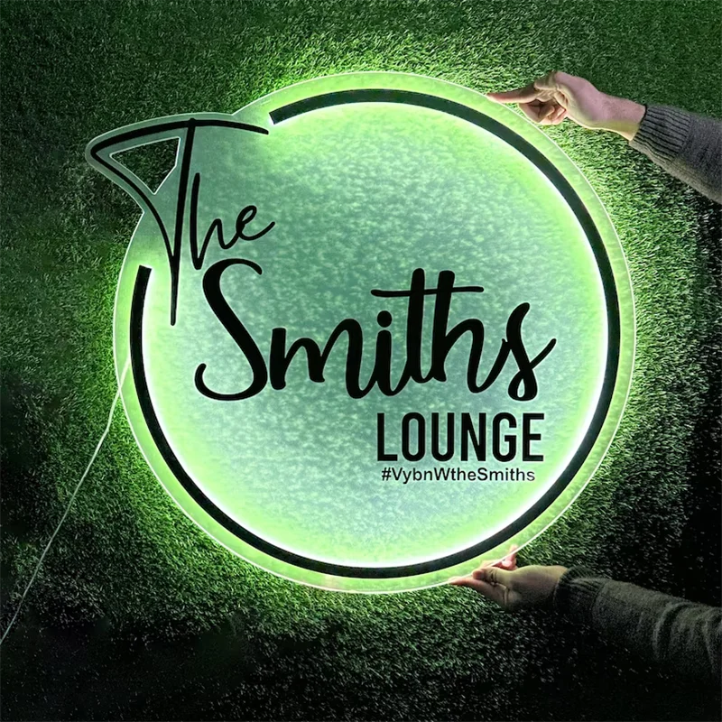 Factory Customized Made Famous Electric Company Logo Painting Metal Fabricated Led Giant Backlit Letter Name Sign for Store