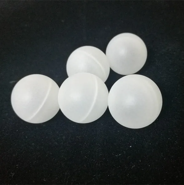 Factory Supply 35.56mm 38mm Lightweight Polypropylene Plastic Hollow Balls for Deodorant Roll on Roller Ball
