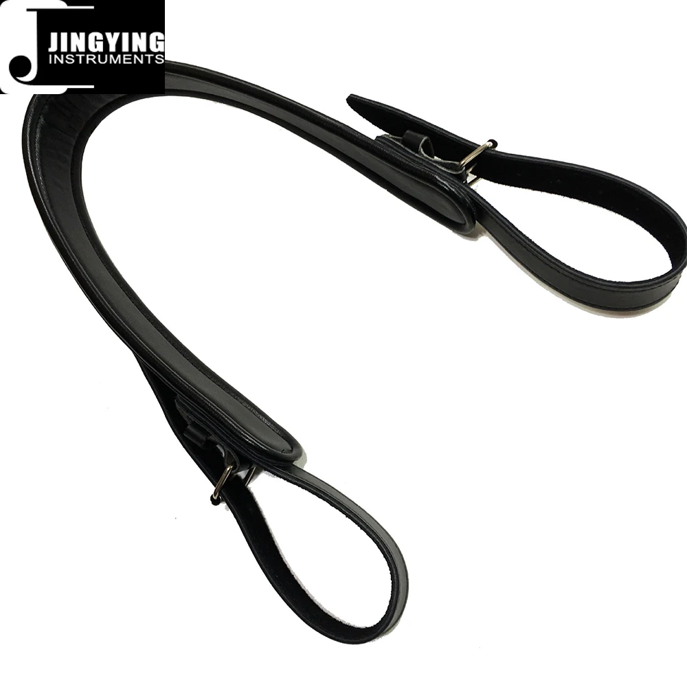2022 Jingying Music Instrument Accessories,Black Leather Tuba Straps