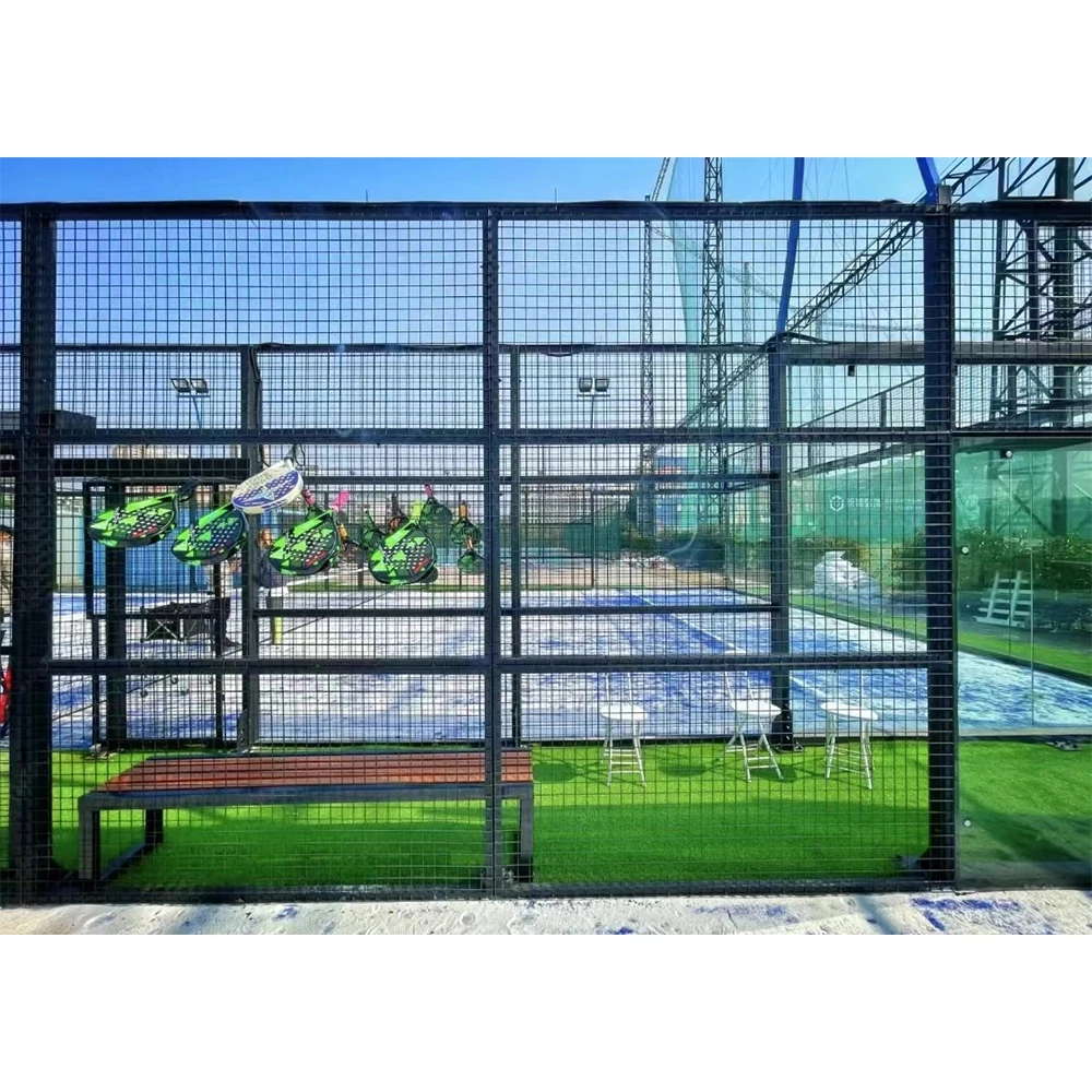 Весь набор панорамный Теннисный корт открытый padel ground paddel court