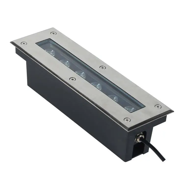 Inground Led Light Waterproof Ip67 Buried Uplight Rectangle Garden Landscaping Decking Floor Light Walkway Underground Light