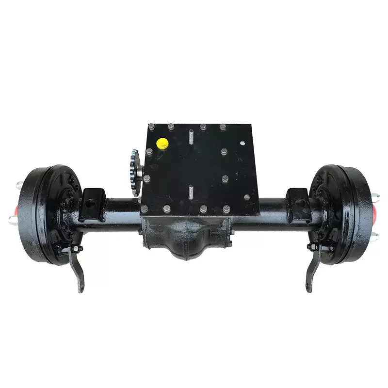 Low-speed electric car rear axle chain type brushed motor electric tricycle rear axle