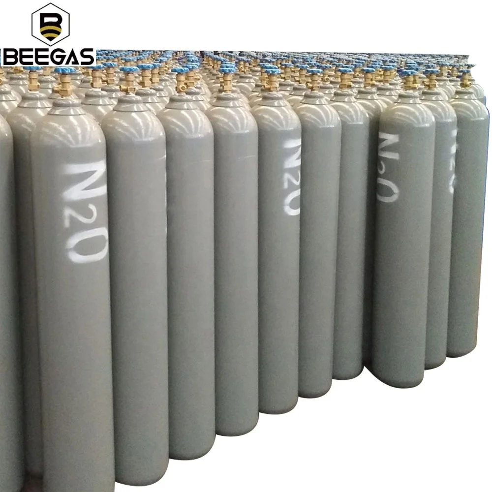  Оптовая продажа медицинского класса 40L чистый 99.9% N2O газовый баллон 150Bar резервуар из оксида азота