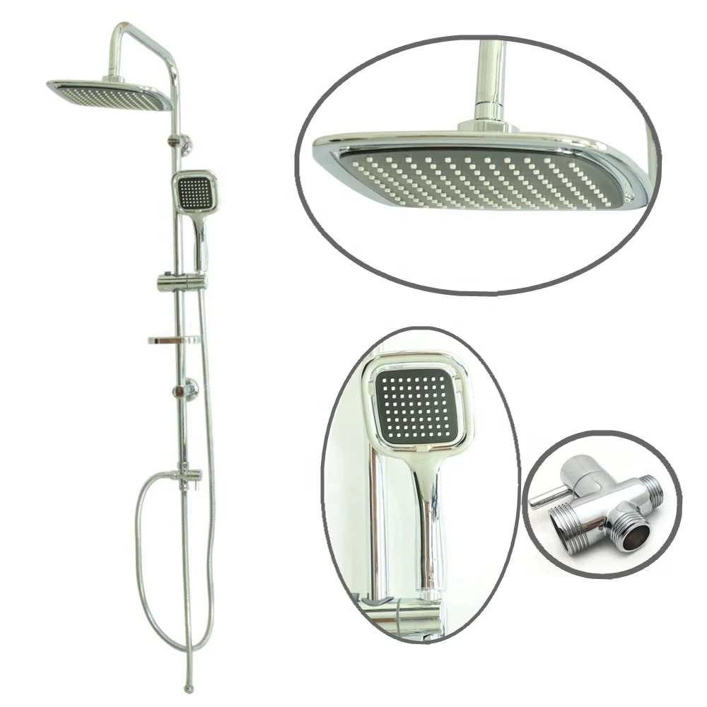 bathroom shower water safety products LT-1882S bath shower ultra thin stainless steel rain shower head