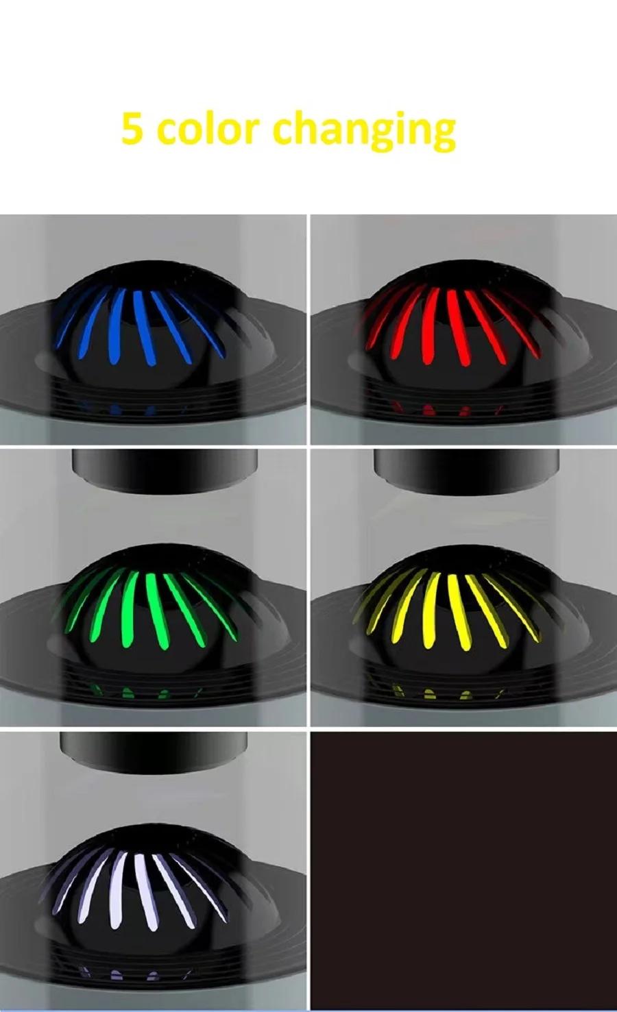 2022 Latest BT Speaker Portable RGB Ambient Lighting Crystal Clear FM Radio BT Breathing Lamp Speaker