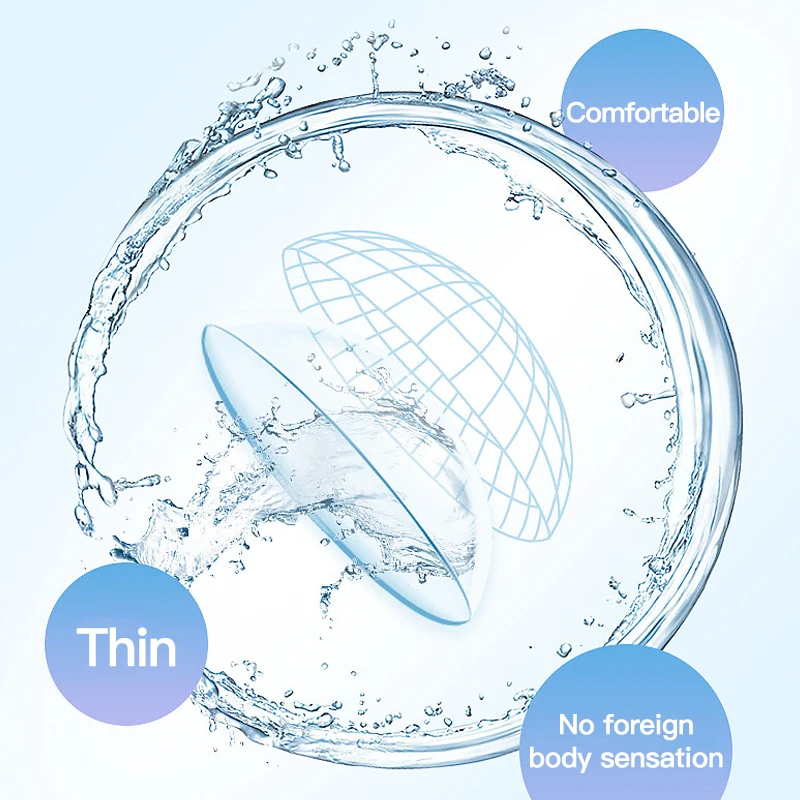 Magister Clear prescription eye contact lenses light blue color contact lens power lentes de contacto Contacts