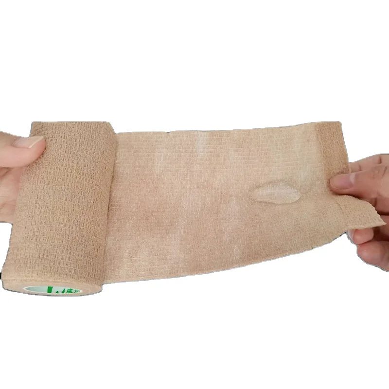 A-Shield On Sales Self Adhesive Bandage Wrap Customized Skin Color 10 cm*4.5 m Elastic bandage