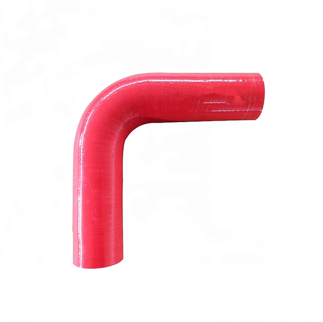 2022 High quality car 90 degree silicone rubber hose tubing 45mm  red from wolun