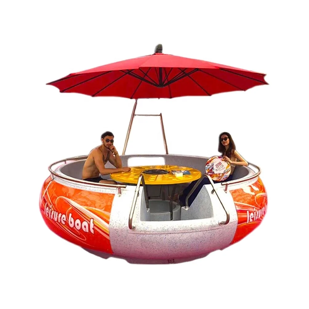 Sale Of Factory Wholesale Electric BBQ Donut Boat Engine Leisure BBQ Donut Boat For Sale