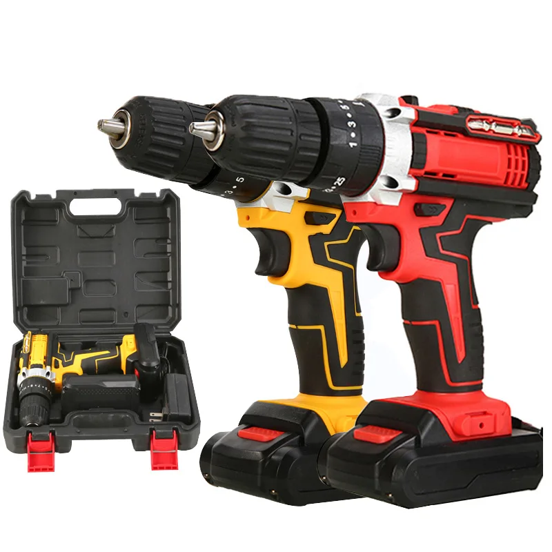 18v 36V Electric Screwdriver Impact tool sets cordless power demolition drill tool set drilling machines power drills