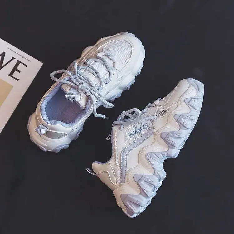 2022 high quality Chunky Sneakers for Women Vulcanize Shoes Casual Fashion Platform walking White Sneakers