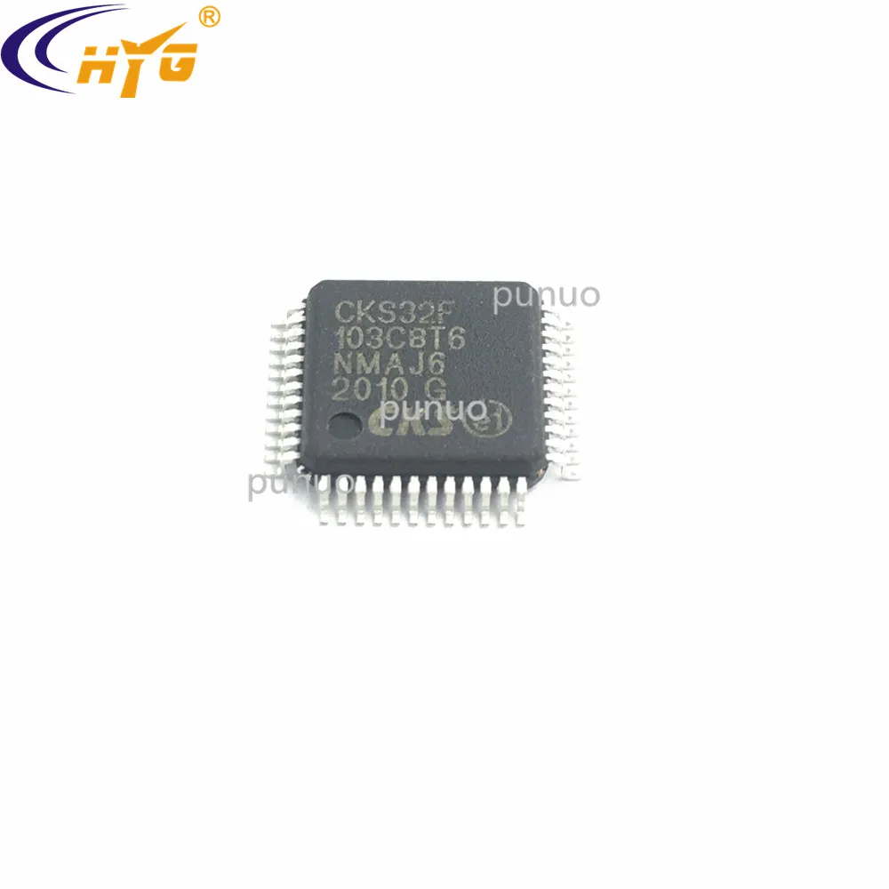 Запасной микроконтроллер CKS32F103CBT6 совместимый с STM32F103CBT6 оригинальный пятно