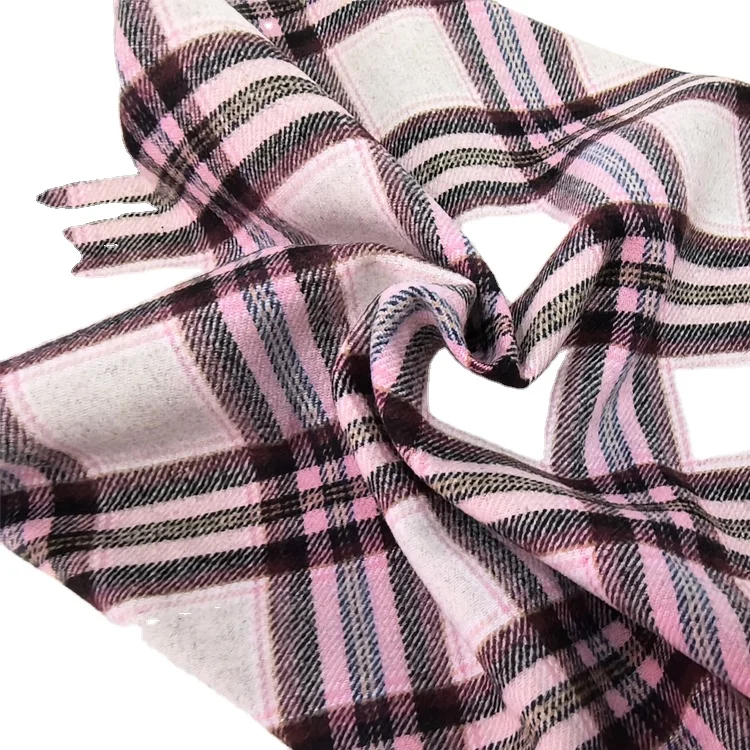 High quality cotton yarn dyed and brushed flannel fabric with fashionable and stylish style