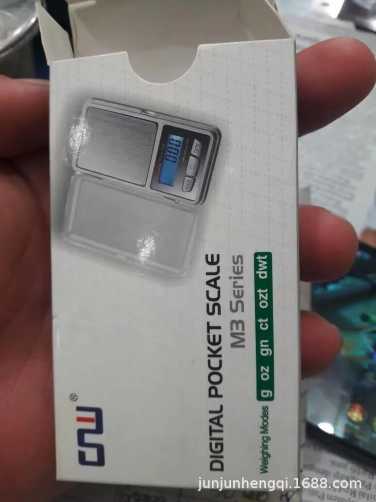 Mini mobile jewelry scale electronic weighing small gram precision pocket scale portable