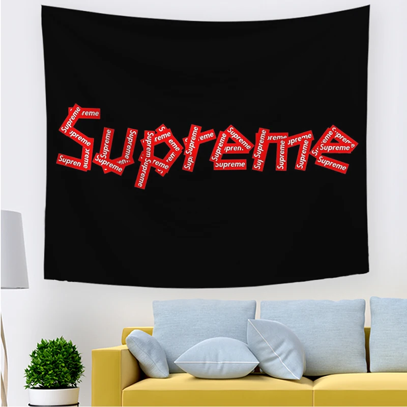 Monad Hippie Skull Printed Tapestry Wall Hanging Human Skeleton Art Tapestries for Room Decoration