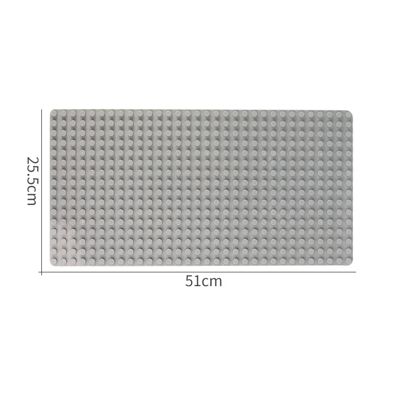 Classic Building Blocks Base Plate16*32 Big Block Dots 51*25.5cm Rounded corner Baseplates Accessory Construction Kit for Kids