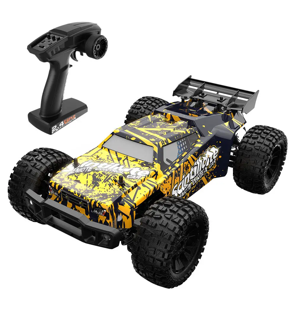 2023 New 1/10 waterproof brushless motor monster truck independent damping rc high speed car 100 km/h