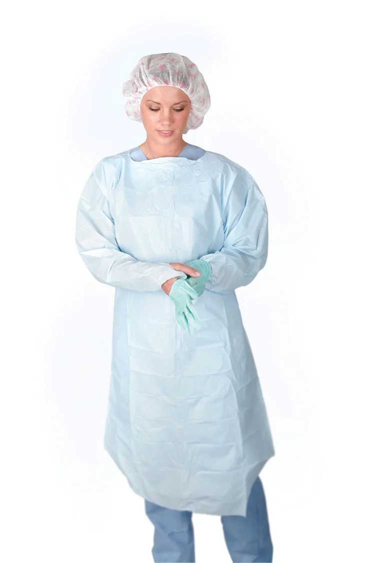 Best Selling Quality Waterproof Apron Disposable Isolation Gown Cpe Gowns With Factory Price