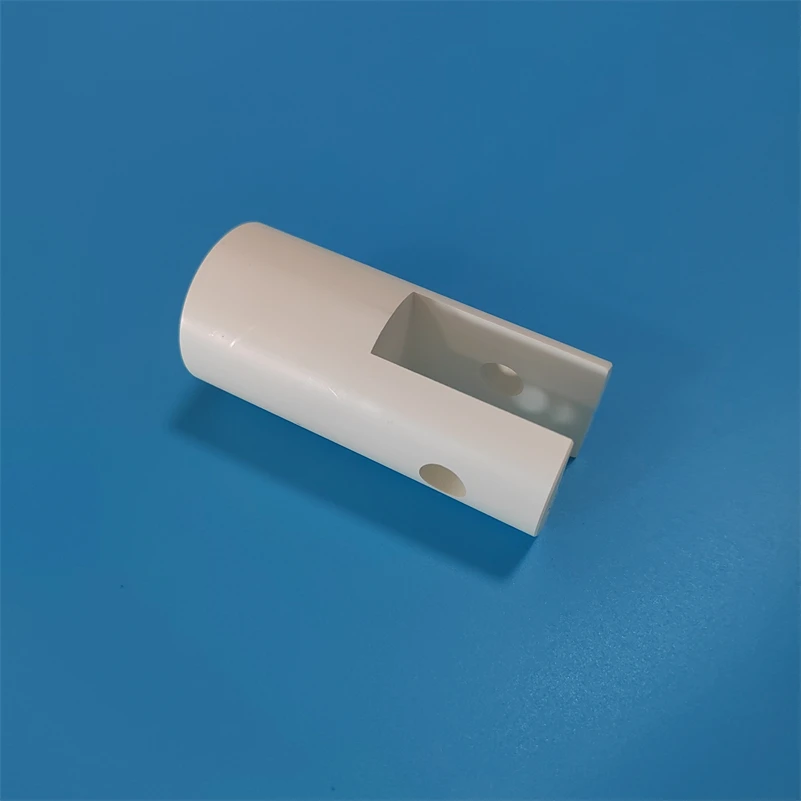 factory custom high temperature resistant BN boron nitride ceramic tube pipe parts shaft