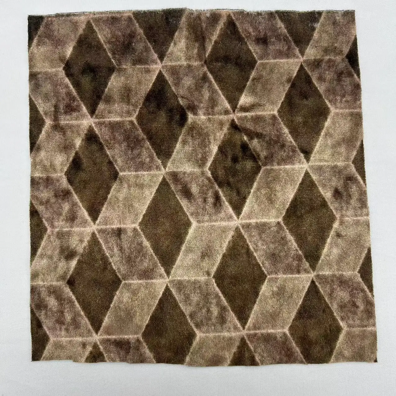 hot selling diamond pattern 250gsm polyester fabric velour sofa fabric luxury holland velvet furniture fabric