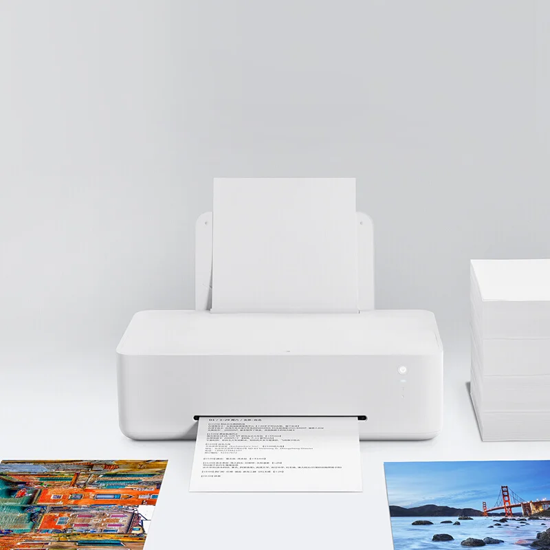  Оригинальные струйные принтеры Xiaomi Mijia цветная Беспроводная фотопечатная машина большой емкости