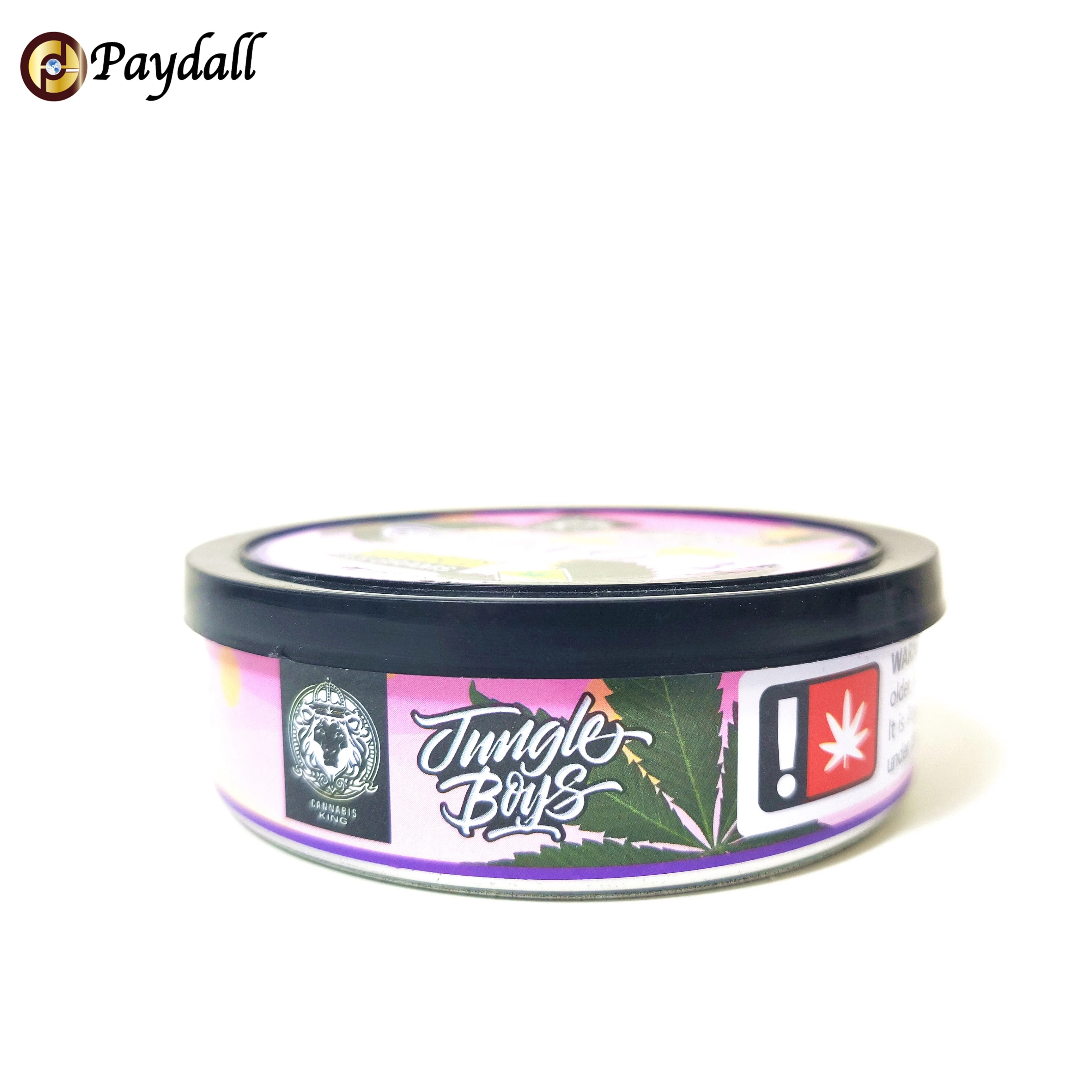 
3.5gram 100ml ring pull pressitin tin wholesale with Cali labels custom design stickers Pressitins /Tuna tin can/Self seal ring pull can&nbsp;