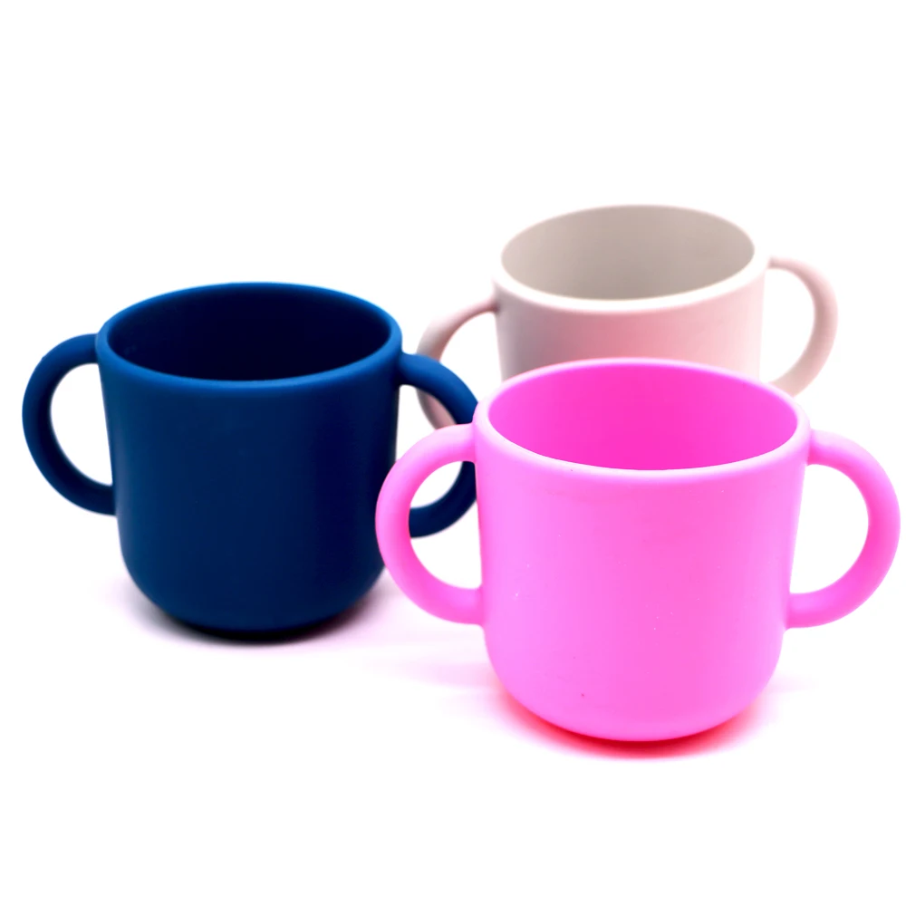 Cup Silicone Mug New Arrival Unbreakable Silicone for Baby Child Milk Mugs Modern Eco-friendly CE / EU Handgrip LFGB