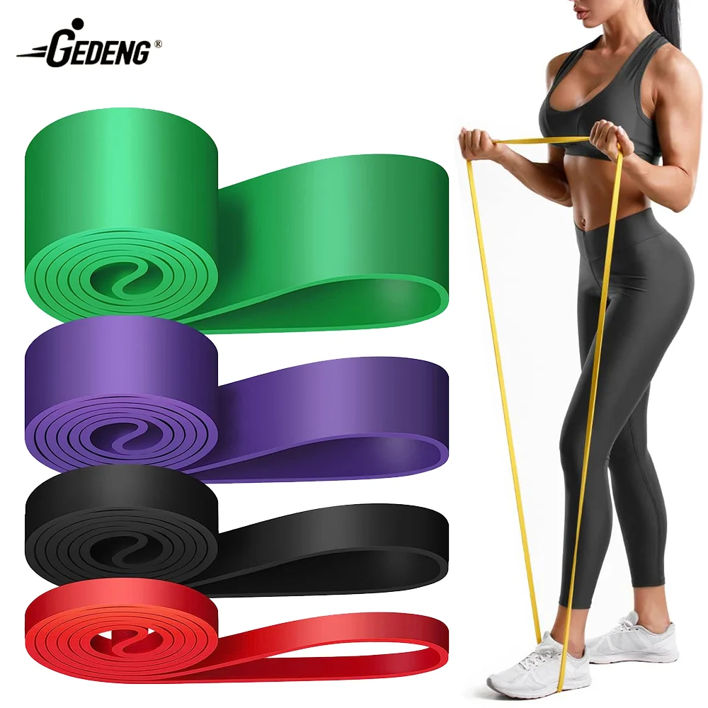 GEDENG Custom Logo Latex Pull Up Exercise Lifting Working Out Power Resistance Band Set