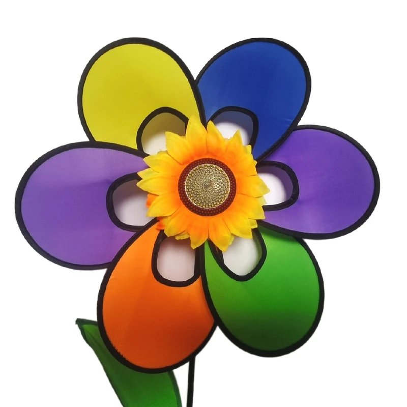 Один слой выдалбливают Детская ручной садовая ветряная мельница игрушки для улицы