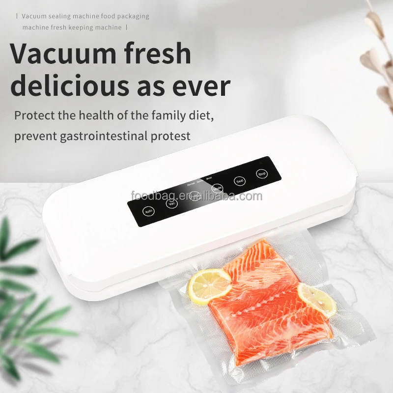 China Factory Home Tabletop Kitchen Appliances Fresh Automatic Seal Vaccum Saver Machine Heat Packing Food Vacuum Sealer