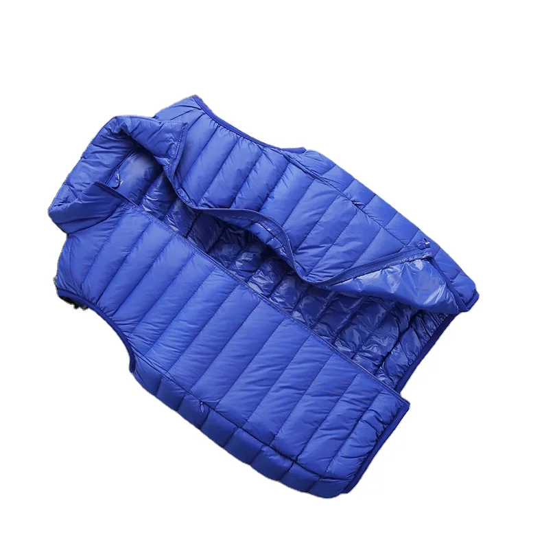 Fashion Zipper Casual Lightweight Men Black Winter Down Coats Puffy Jackets Outdoor Down Coats