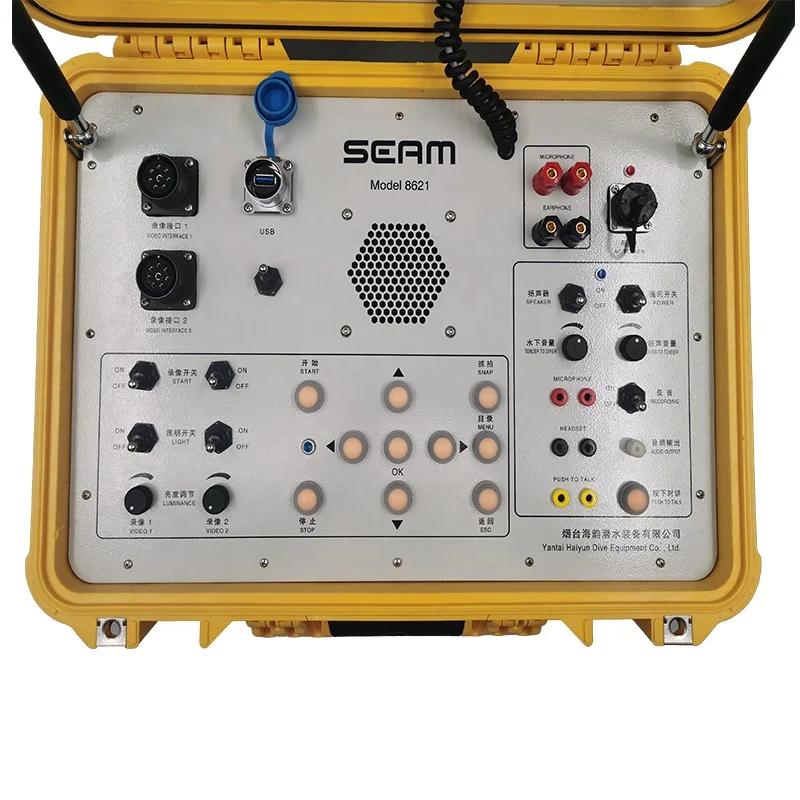 Professional Factory Manufacturer Diving CCTV Two Divers Underwater Video System