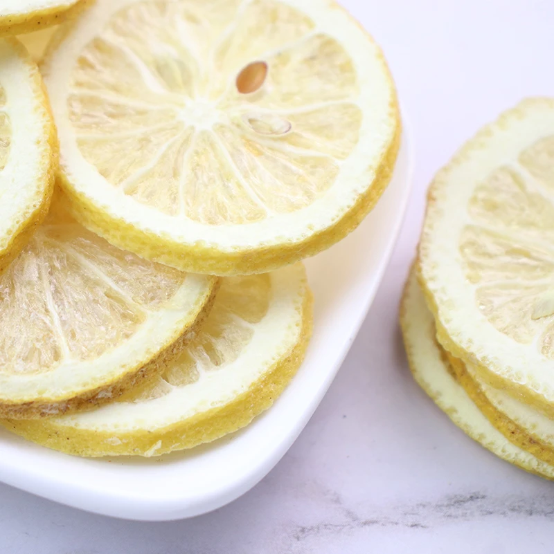 Sales of high quality freeze-dried lemon slice processing custom fruit slice tea