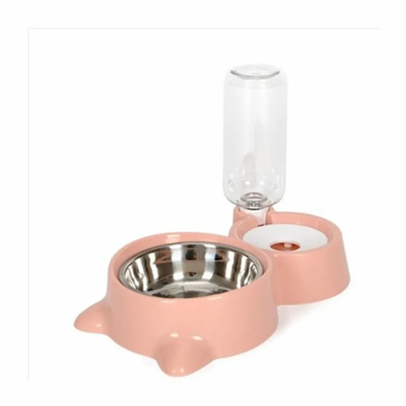 2022 Factory Wholesale Fancy Pet Feeder Smart Automatic Pet Slow Feeding Bowl Water Dispenser Along With Stainless Dog Bowl