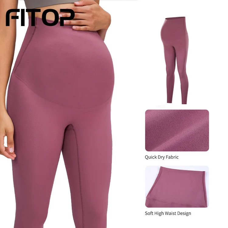 Mother Maternity Leggings Elastic Opaque Tummy Control Pregnant Women Legging Pants