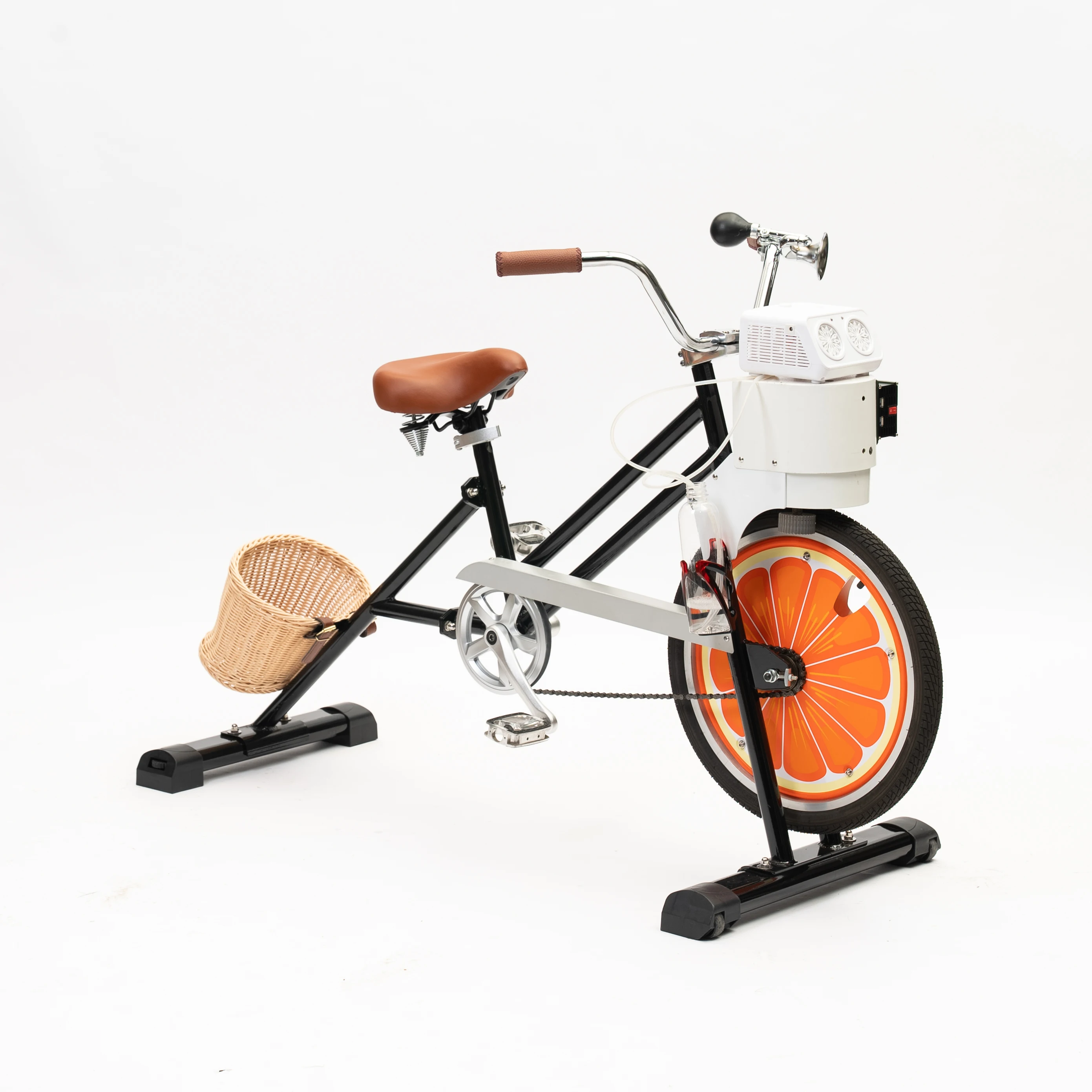 EXI aluminium bubble maker machine with bike advertisement generator chopper bicycle for kid bicycle amusement machine city bike